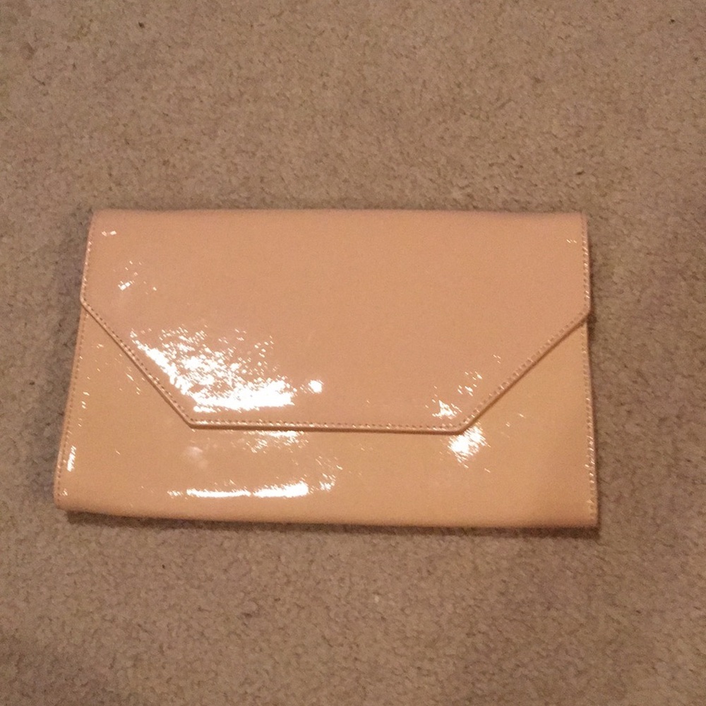 Halogen Patent Leather Handbag